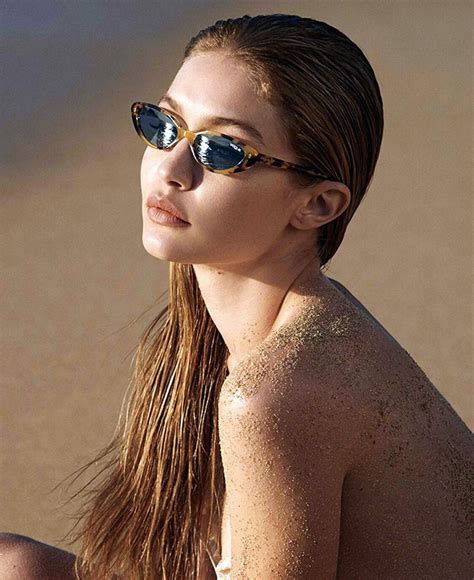 gigi hadid for vogue eyewear.